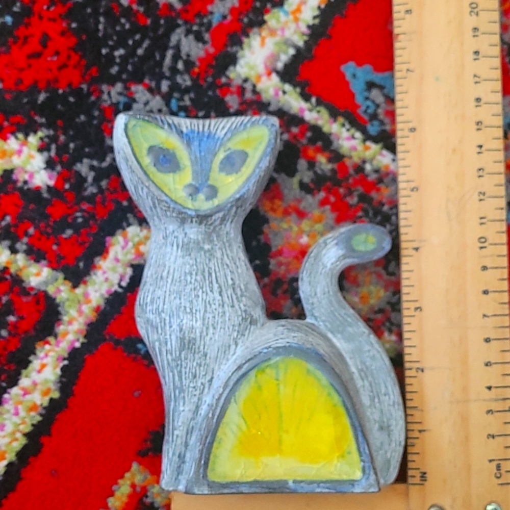 Jonathan adler cat vase glass